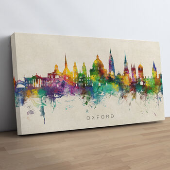 Oxford Skyline Cityscape Art Print, 10 of 12