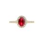 Rosalind Created Ruby And Lab Grown Diamond Ring, thumbnail 8 of 12