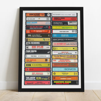 Personalised 60th Birthday Print Music From 1965, 5 of 8