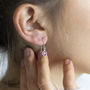 Swarovski Crystal Birthstone Earrings, thumbnail 6 of 12
