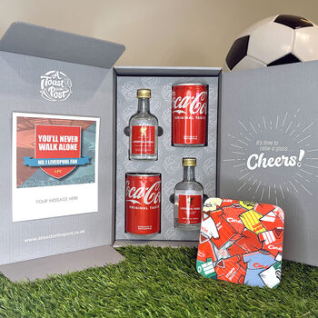 Liverpool Fc Personalised Drinks Gift And Coaster, 2 of 5
