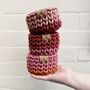 Tutti Frutti Crochet Basket Kit, thumbnail 1 of 8