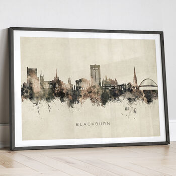 Blackburn Skyline Cityscape Art Print, 12 of 12