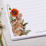 A5 Personalised Letter Writing Paper Poppy And Rabbit, thumbnail 2 of 4