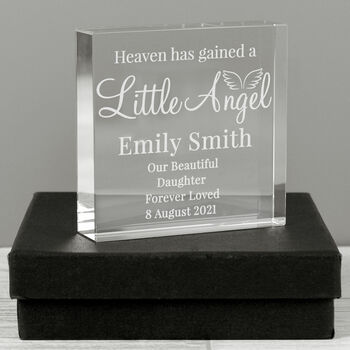 Little Angel Baby Loss Crystal Token, 2 of 4