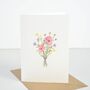 Spring Bouquet Blank Card, thumbnail 1 of 3