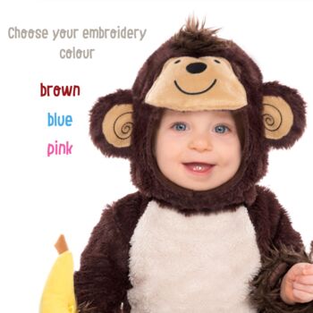 Personalised Baby's Monkey Costume, 4 of 7