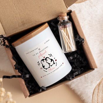 Personalised Scented Candle For Girlfriend Xmas Christmas Gift, 3 of 5