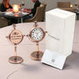 Personalised 50th Anniversary Copper Desk Clock Gift With Engraving, thumbnail 10 of 12