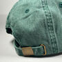 Vintage Washed Cotton 'Split The G' Stout Embroidered Cap, thumbnail 4 of 4