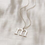 Large Letter Initial Necklace, thumbnail 4 of 9