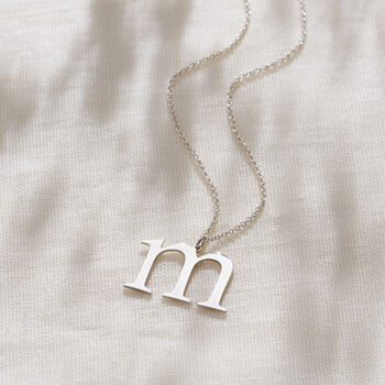 Large Letter Initial Necklace, 4 of 9