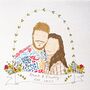 Personalised Couple Portrait In Pen And Ink, thumbnail 1 of 4