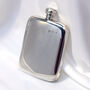 Personalised Sayers London Classic 6oz Pewter Hip Flask, thumbnail 1 of 5