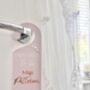 Personalised Bridal Door Hanger Double Sided, thumbnail 4 of 5