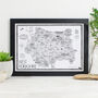 Map Of West Yorkshire Print, thumbnail 1 of 2