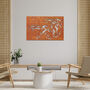 Fiery Steed Flaming Metal Horse Silhouette Wall Art, thumbnail 7 of 10
