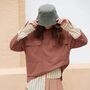 Vintage Cotton Bucket Hat – Unisex Festival Style, thumbnail 4 of 8