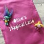 Personalised Magical Land Travel Play Mat Bag, thumbnail 2 of 5
