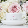 The Bride Teacup And Saucer Wedding Gift, thumbnail 1 of 6