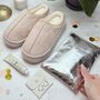 Cool Self Care Gift For Her – Slippers, Silver Earrings, Makeup Bag And Hand Cream, thumbnail 2 of 10