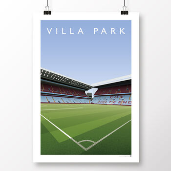 Aston Villa Villa Park Doug Ellis/Holte End Poster, 2 of 7