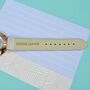 Ladies Personalised Leather Watch, thumbnail 9 of 12