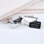 Daddy Message Envelope Cufflinks, thumbnail 3 of 10