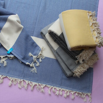 Herringbone Soft Cotton Blanket, Personalised Gift, 11 of 12