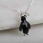 Personalised Solid Silver Penguin Necklace, thumbnail 3 of 6