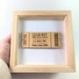 Taylor Swift Eras Tour Personalised Concert Ticket Box Frame Swifties, thumbnail 9 of 12