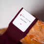 Luxury Cotton Socks Gift Box In Purple, thumbnail 5 of 5