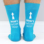 Personalised My Awesome Daddy Men's Socks, thumbnail 1 of 5