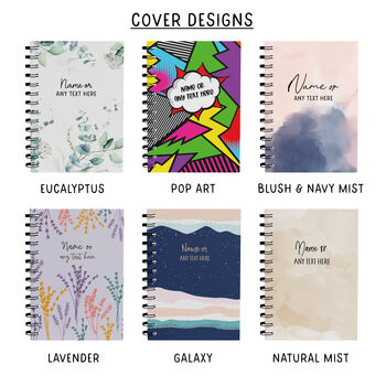 Personalised Undated Daily Planner | Choice Of Covers, 9 of 11