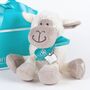 Mini Sheep With 'Happy Birthday' Heart Keepsake Keyring, thumbnail 1 of 8