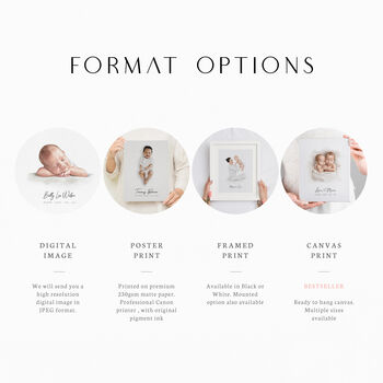 Baby Shower Gift – Personalised First Birthday Hand Drawn Baby Portrait, 9 of 9