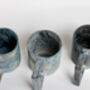 Handmade Japanese Ceramic Mug Blue Gray, thumbnail 4 of 9