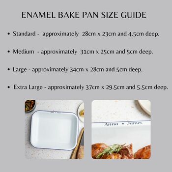 Personalised 'Baked By …' Baking Pan/Tin, 5 of 9