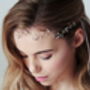 Leaf Blossom Swarovski Crystal Wedding Hairvine Selena, thumbnail 2 of 7
