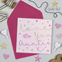 Starlight Love You Auntie Card, thumbnail 1 of 2