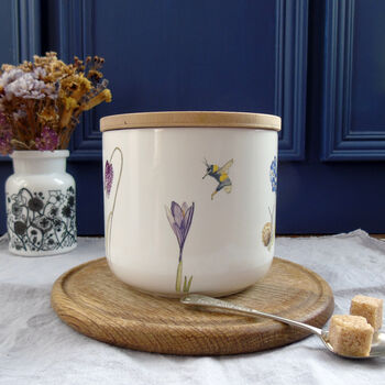 Bee And Spring Flower Small Storage Jar, 8 of 12