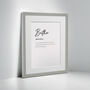 Personalised Brother Family Keepsake Framed Print, thumbnail 8 of 10