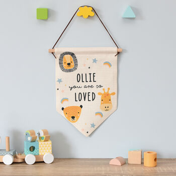 Personalised New Baby Pennant, 2 of 2