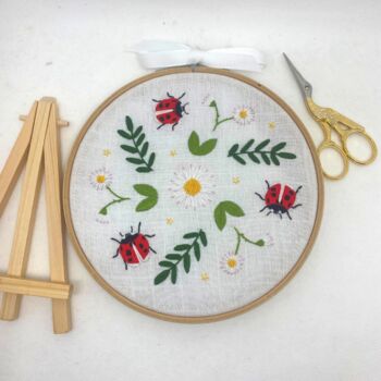 Ladybird Embroidery Kit, 9 of 12