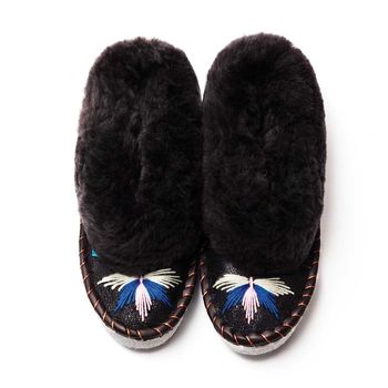 The Dark Grey Sheepers Slippers, 4 of 12
