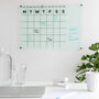 Acrylic Month To View Home Office Calendar, thumbnail 5 of 12