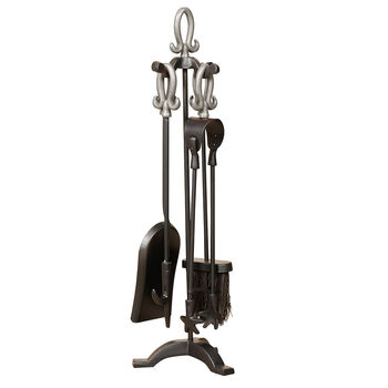 Black And Silver Standing Companion Set, 2 of 4