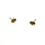Gold Mini Bee Stud Earrings, thumbnail 4 of 5