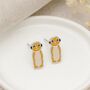 Sterling Silver Meerkat Stud Earrings – 10mm, thumbnail 1 of 5
