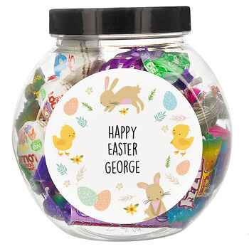 Personalised Easter Jar With Sweets, 2 of 5